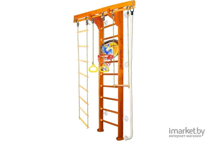 Спортивный комплекс Kampfer Wooden Ladder Wall Basketball Shield №3 классический стандарт белый