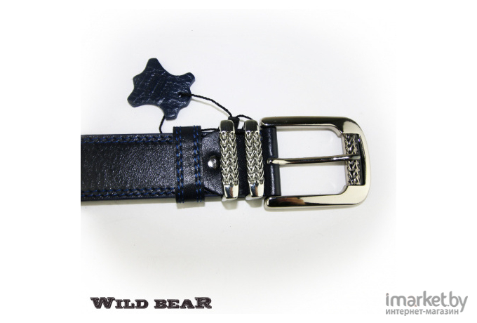 Ремень WILD BEAR RM-024m в кожаном чехле Dark Blue