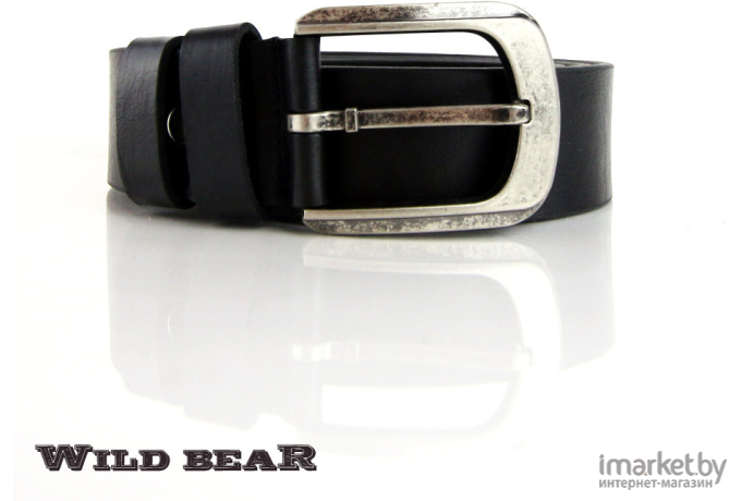 Ремень WILD BEAR RM-011f Premium в деревянном футляре Black