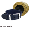 Ремень WILD BEAR RM-018f Premium в деревянном футляре Dark Blue