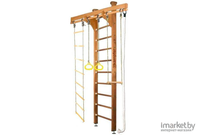 Детский спортивный комплекс Kampfer Wooden Ladder Ceiling №2 3 м ореховый