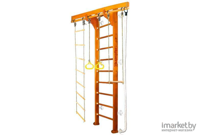 Детский спортивный комплекс Kampfer Wooden Ladder Wall №3 3 м классический/белый