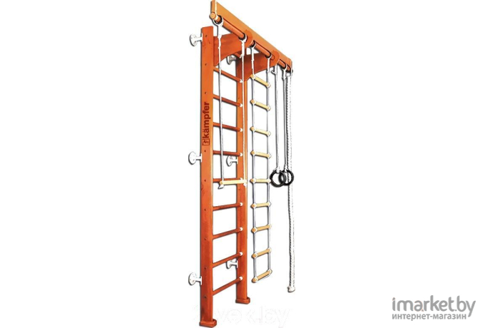 Детский спортивный комплекс Kampfer Wooden Ladder Wall №3 стандарт классический/белый