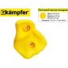 Аксессуары для спорткомплексов Kampfer Зацеп для скалодрома пластиковый k022 1 шт желтый