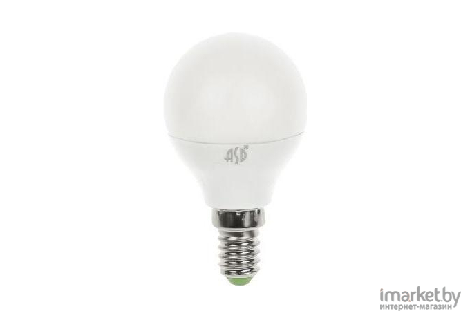 Светодиодная лампа ASD LED Шар Standard E14 5W 160-260V 3000K 450Lm