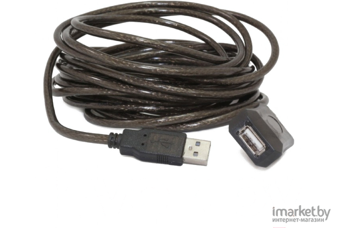 Кабель для компьютера Gembird Cablexpert USB 2.0 AM/AF 15m