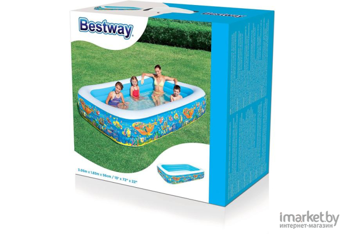Надувной бассейн Bestway 54121