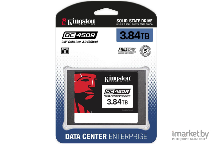 SSD диск Kingston 3840GB DC450R Enterprise