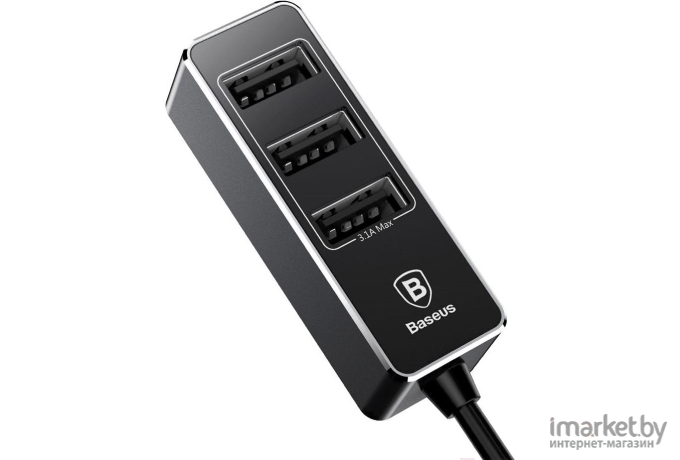 Автомобильное зарядное устройство Baseus CCTON-01 Enjoy Together Patulous Car Charger 4 USB 5.5A Black