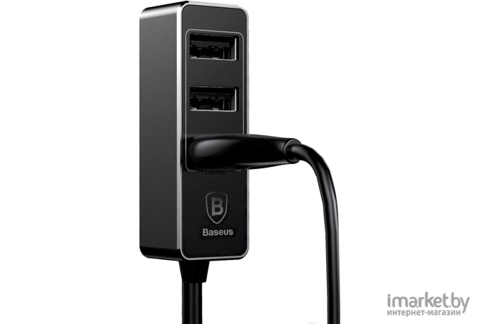 Автомобильное зарядное устройство Baseus CCTON-01 Enjoy Together Patulous Car Charger 4 USB 5.5A Black