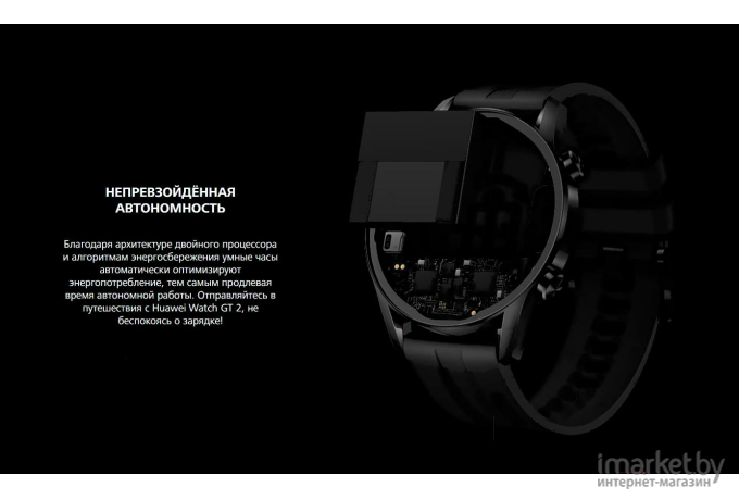 Умные часы и браслет Huawei Watch GT 2 Black