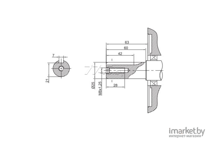 Двигатель для садовой техники Asilak SL-177F-D25