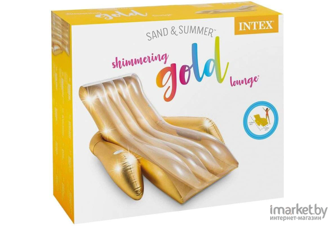 Надувная мебель Intex Shimmering Gold Lounge