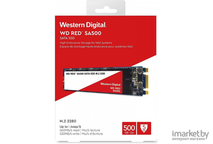 SSD диск WD M.2 2280 500GB