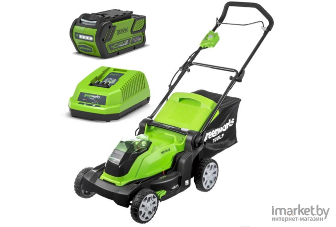 Газонокосилка Greenworks G40LM41K4 2504707VB