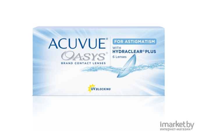 Контактные линзы Acuvue Oasys for Astigmatism with Hydraclear Plus -2,25/-2,25/80