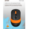 Мышь A4Tech Fstyler FG10 черный/оранжевый