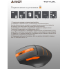 Мышь A4Tech Fstyler FG30 серый/оранжевый