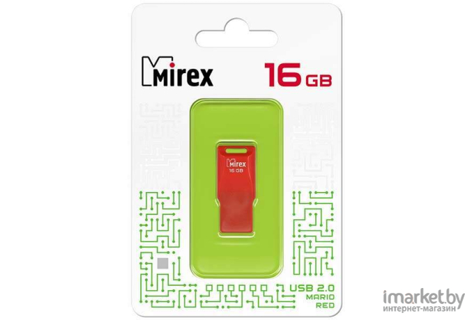 USB Flash Mirex 16GB USB FlashDrive red