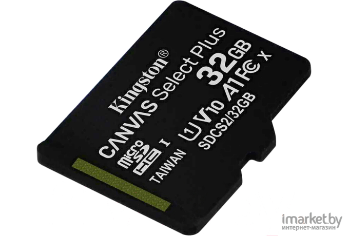 Карта памяти Kingston Canvas Select Plus microSDHC 32GB с адаптером [SDCS2/32GB]