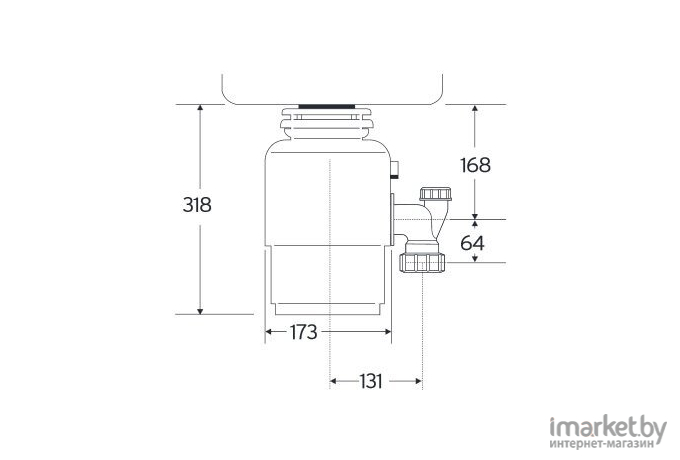 Измельчитель пищевых отходов InSinkErator Model 56