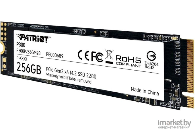 SSD диск Patriot M.2 256Gb P300 P300P256GM28