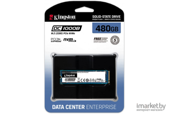 SSD диск Kingston M.2 480Gb DC1000B Series