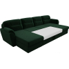 П-образный диван Лига Диванов Бостон велюр зеленый (100547)