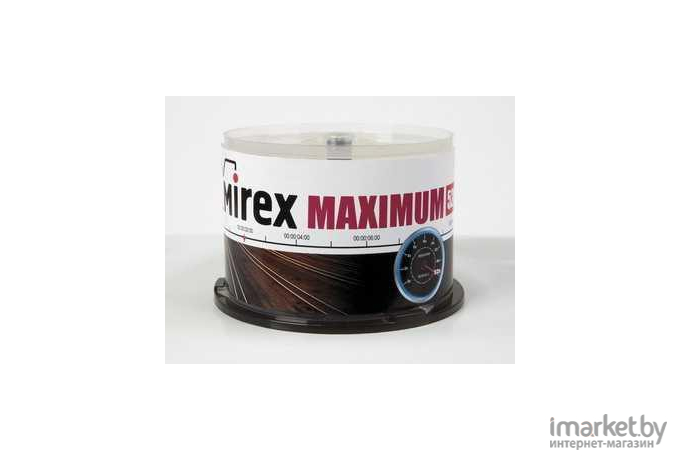 Оптический накопитель Mirex CD-R MAXIMUM 700 Мб 52x Cake box