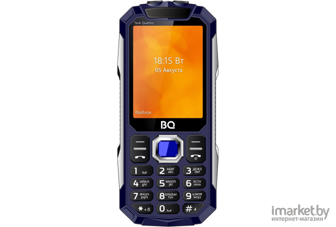 Мобильный телефон BQ Tank Quattro BQ-2819 синий