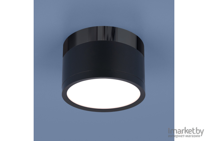 Накладной точечный светильник Elektrostandard DLR029 10W 4200K черный матовый/черный хром