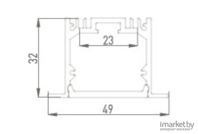 Профиль для светодиодных лент DesignLed LE.4932