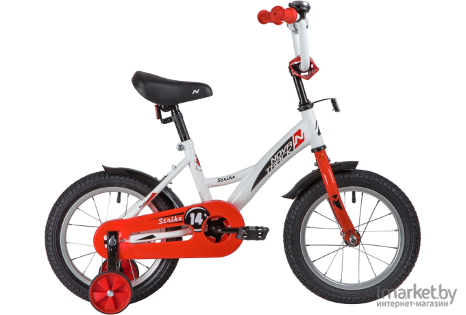 Велосипед детский Novatrack Strike 14 белый/красный [143STRIKE.WTR20]