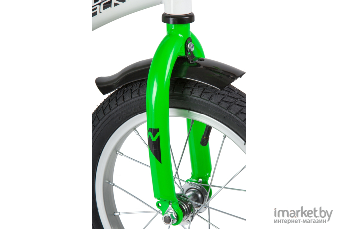 Велосипед детский Novatrack Strike 14 белый/зеленый [143STRIKE.WTG20]
