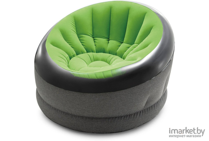 Надувная мебель Intex Empire Chair 66581 +ремкомплект зеленый