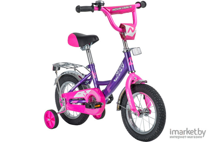 Велосипед детский Novatrack Vector 12 фиолетовый [123VECTOR.LC20]