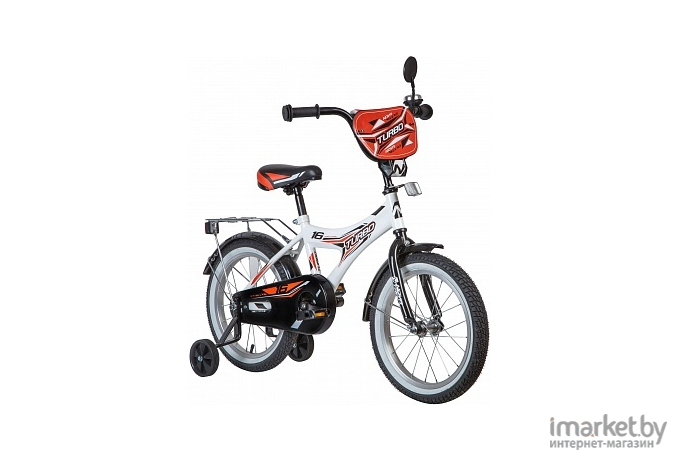 Велосипед детский Novatrack Turbo 16 белый [167TURBO.WT20]