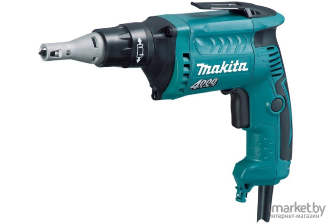 Сетевой шуруповерт по гипсокартону Makita FS 4000 JX2 в+ набор бит + ударная MT M 0801