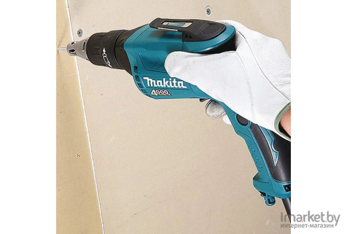 Сетевой шуруповерт по гипсокартону Makita FS 4000 JX2 в+ набор бит + ударная MT M 0801