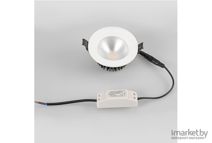 Встраиваемый точечный светильник Arlight LTD-105WH-FROST-9W  110deg Warm White