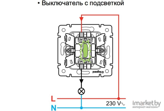 Подключение выключателей валена Розетка и выключатель Legrand 774410 купить в Минске с ценами в рассрочку