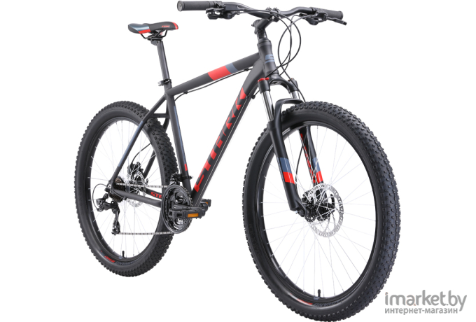 Велосипед Stark Hunter 27.2 D рама 20 дюймов черный/серый/красный