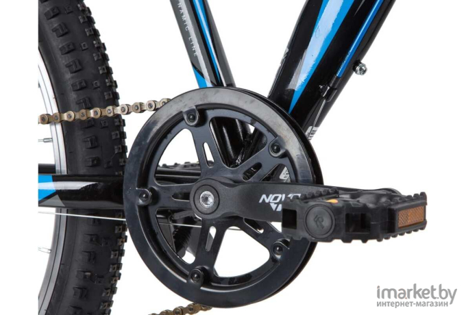 Велосипед Novatrack Racer 24 рама 12 дюймов черный [24SH6V.RACER.12BK20]