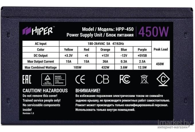 Блок питания Hiper HPP-450