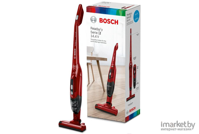 Пылесос Bosch BBHF214R красный