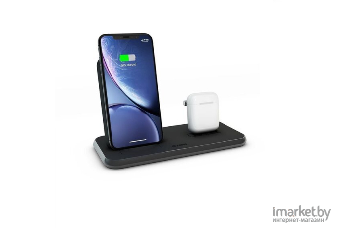 Зарядное устройство ZENS Stand+Dock Aluminium Wireless Charge черный