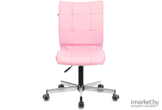 Офисное кресло Бюрократ CH-330M/PINK без подлокотников розовый