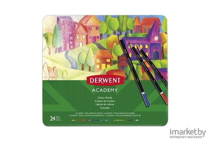 Товары для творчества Derwent Academy Colour 24 цвета