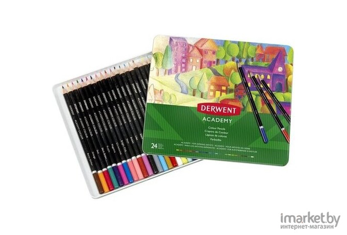 Товары для творчества Derwent Academy Colour 24 цвета