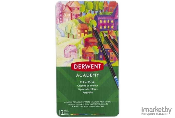 Товары для творчества Derwent Academy Colour 12 цветов